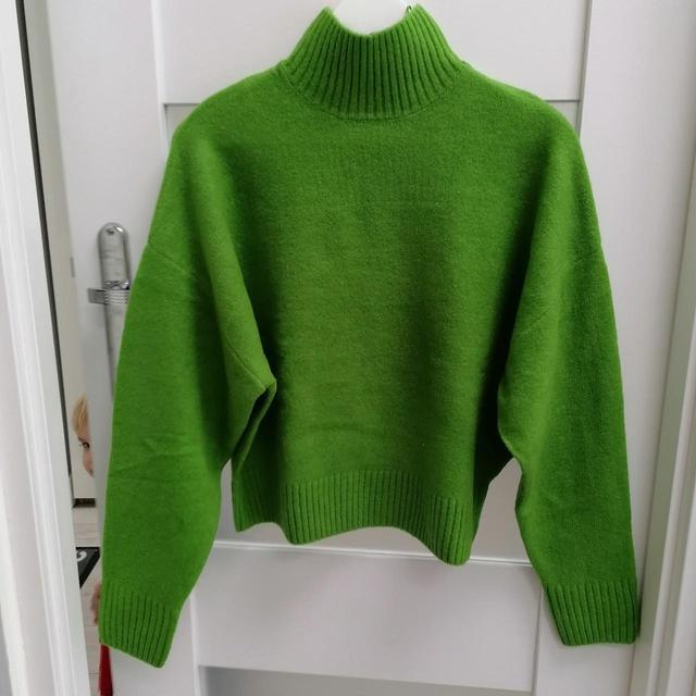 Zara Women's Jumper - Green - M on Productcaster.