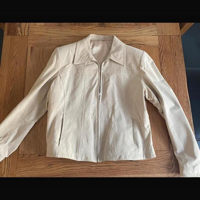 Vintage Women's Petite Jacket - Cream - UK 12 on Productcaster.