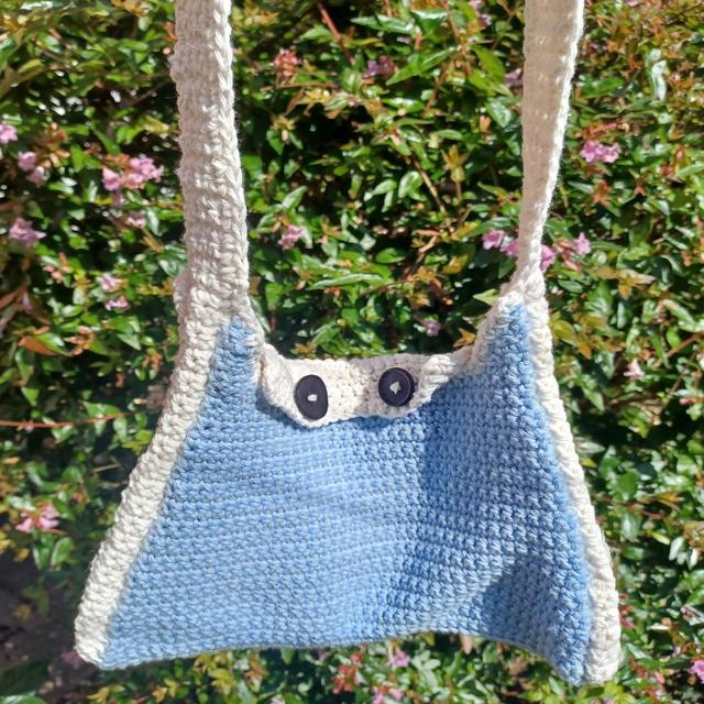 Custom Women's Shoulder bags - Cream/Blue on Productcaster.