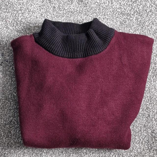 New Look Women's Jumper - Burgundy - 12 on Productcaster.