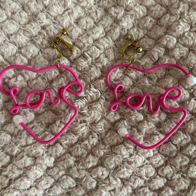 Women's Earrings - Pink on Productcaster.