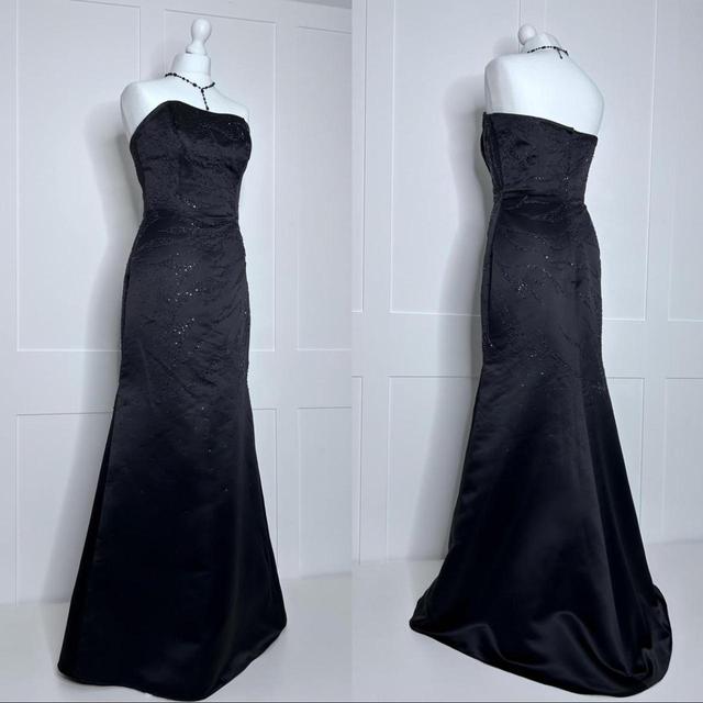 Vintage Women's Fishtail Dress - Black - 12 on Productcaster.