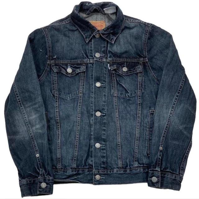 Levi's Women's Jacket - Navy/Blue - UK 8 on Productcaster.