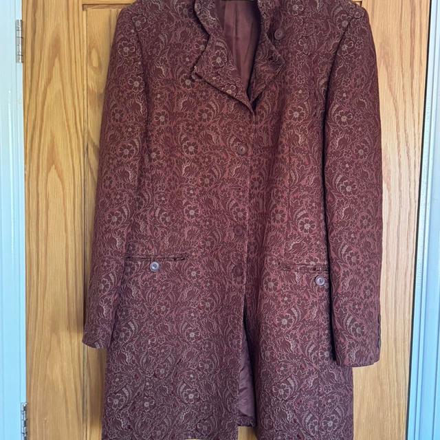 Gerry Weber Women's Blazer Jacket - Brown/Burgundy - UK 14 on Productcaster.