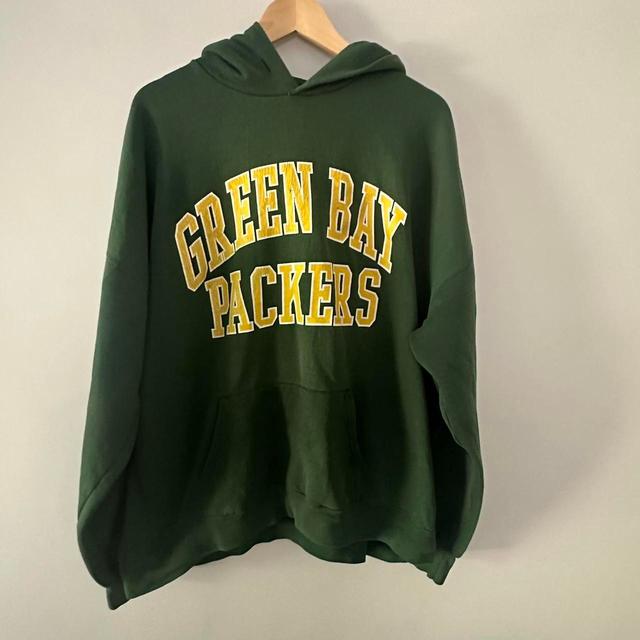 NFL Men's Hoodie - Green - XXL on Productcaster.