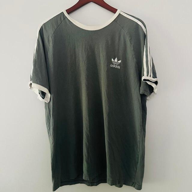 Adidas Originals Men's T-shirt - Grey - XL on Productcaster.