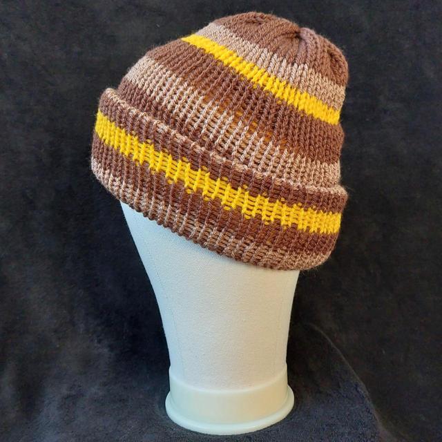 Handmade Women's Beanies - Brown on Productcaster.