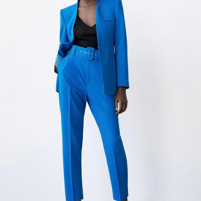 Zara Women's Suit - Blue - 10 on Productcaster.