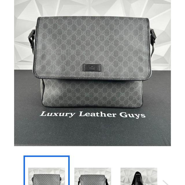 Gucci Men's Crossbody bags - Black/Grey on Productcaster.