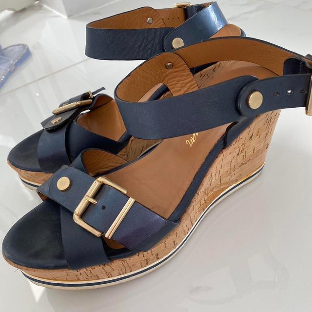 Women's Sandals - Navy/Blue - UK 5 on Productcaster.