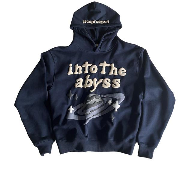 Broken Planet Men's Hoodie - Navy - M on Productcaster.