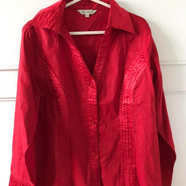 Preloved Women's Shirt - Red - 14 on Productcaster.