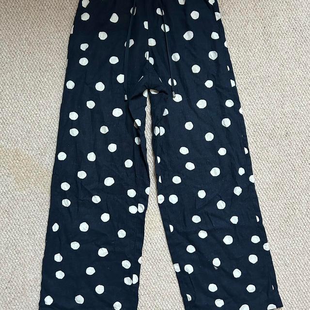 M&S Collection Women's Trousers - Navy/White - XS on Productcaster.