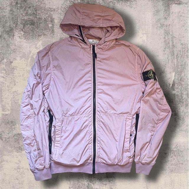 Stone Island Men's Jacket - Pink - L on Productcaster.