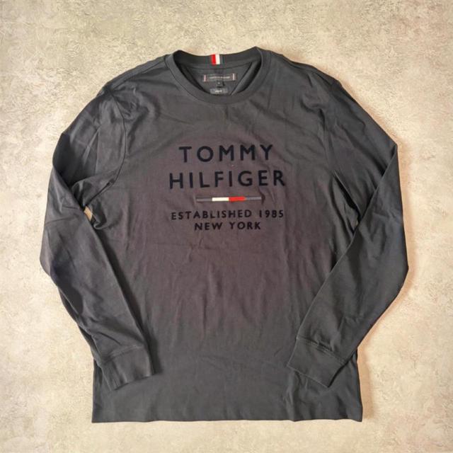 Tommy Hilfiger Men's T-shirt - Navy - M on Productcaster.