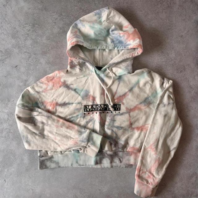 Napapijri Women's Hoodie - White/Multi - 14 on Productcaster.