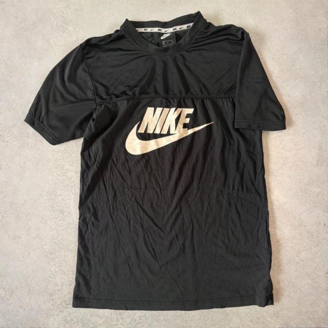 Nike Women's T-shirt - Black/White - M on Productcaster.