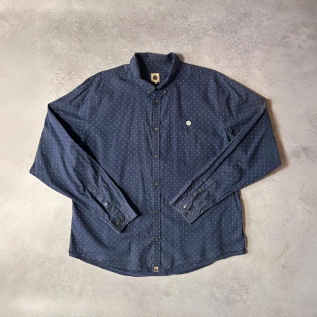 Pretty Green Men's Shirt - Navy/Blue - XXL on Productcaster.