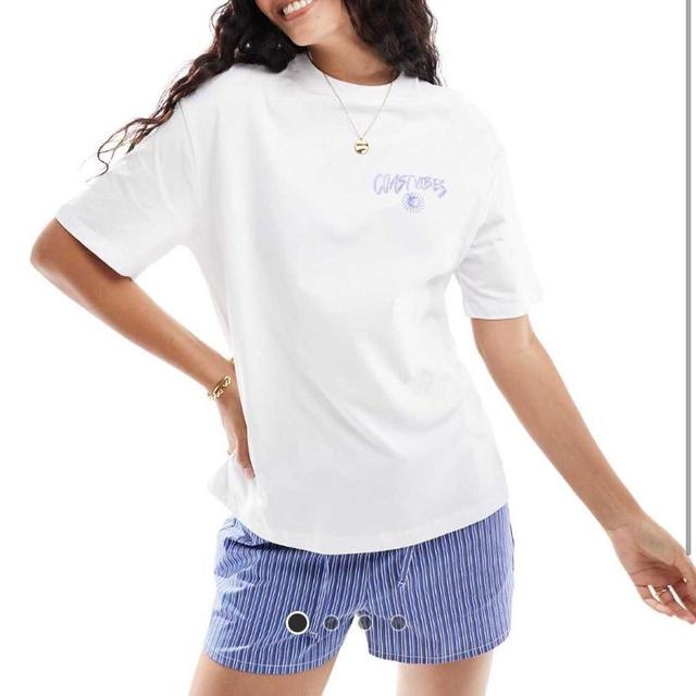 Pimkie Women's T-shirt - White - S on Productcaster.