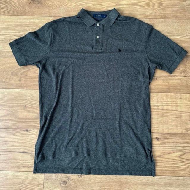 Ralph Lauren Men's Polo shirt - Grey/Brown - L on Productcaster.