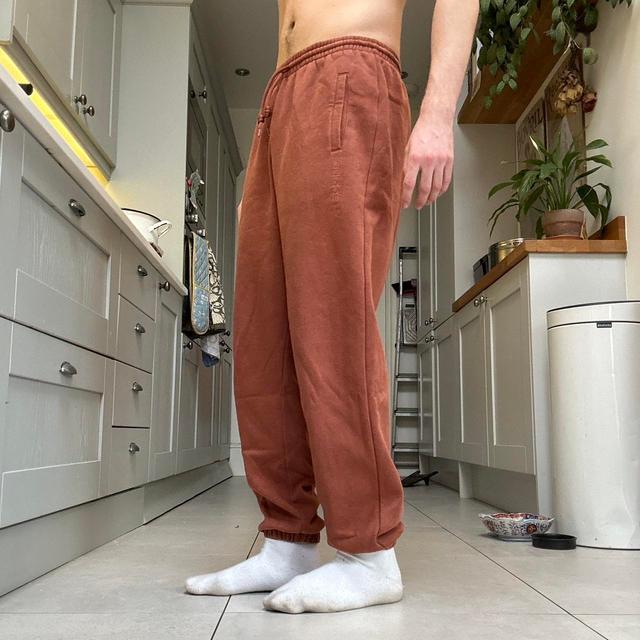 Adidas Men's Sweatpants - Orange - S on Productcaster.