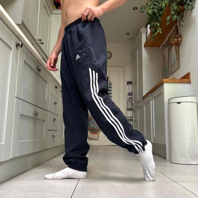 Adidas Men's Sweatpants - Navy - L on Productcaster.