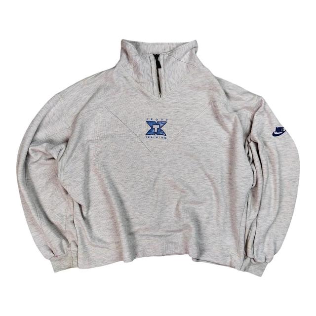 Nike Women's Sweatshirt - Grey/Blue - 12 on Productcaster.