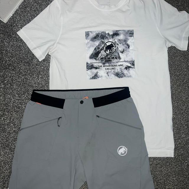 Mammut Men's Top - White/Grey - M on Productcaster.