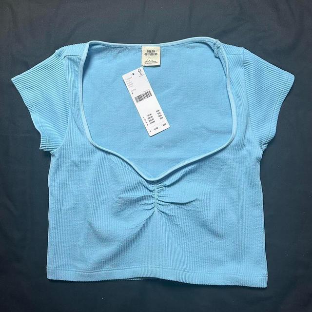 Urban Outfitters Women's Crop top - Blue - S on Productcaster.