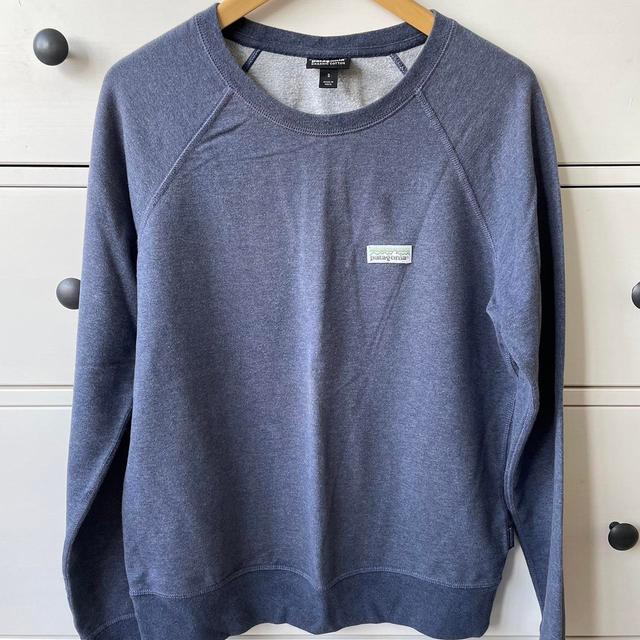 Patagonia Women's Sweatshirt - Blue/Navy - S on Productcaster.