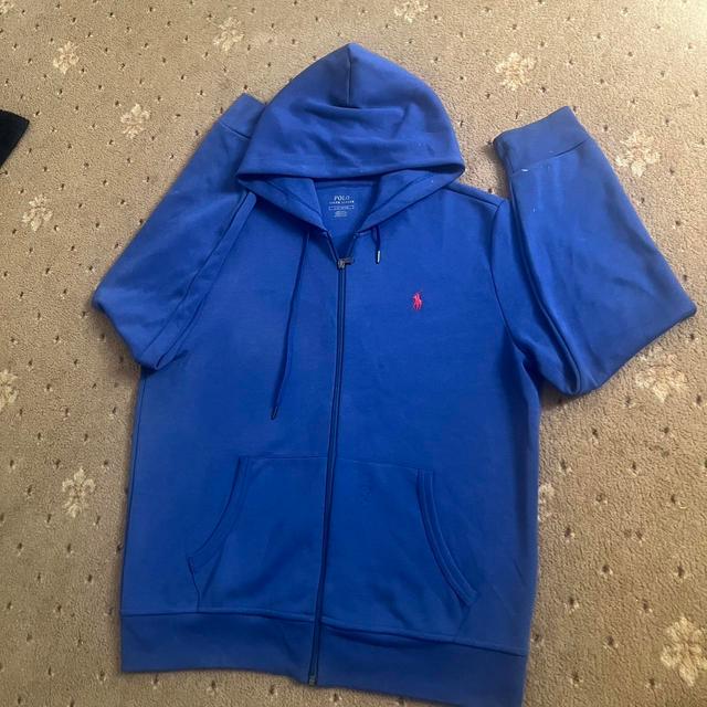 Ralph Lauren Men's Hoodie - Blue - L on Productcaster.