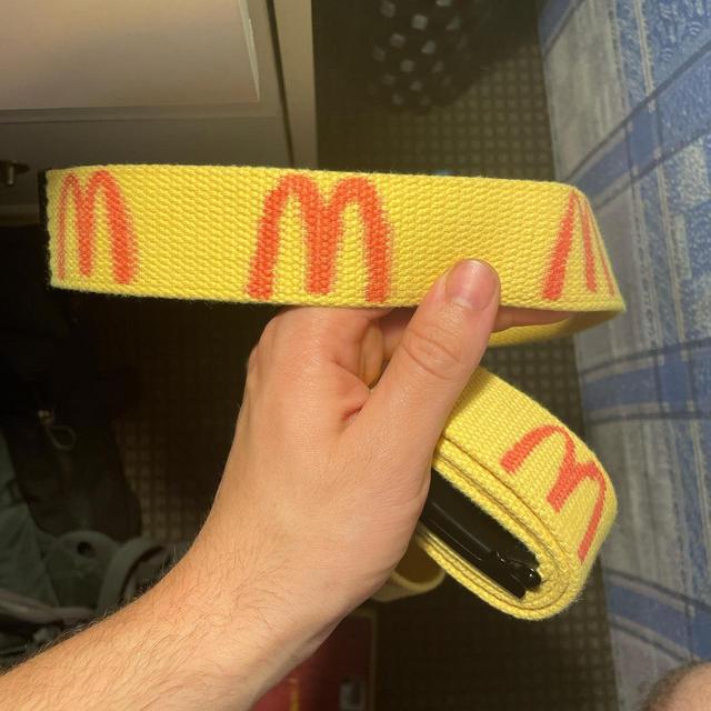 Men's Belt - Yellow on Productcaster.