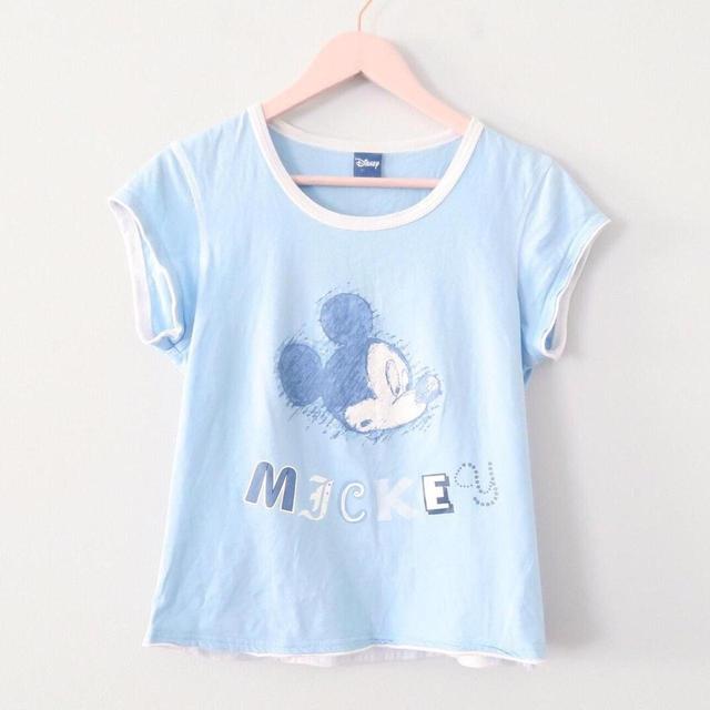 Disney Women's T-shirt - Blue - M on Productcaster.