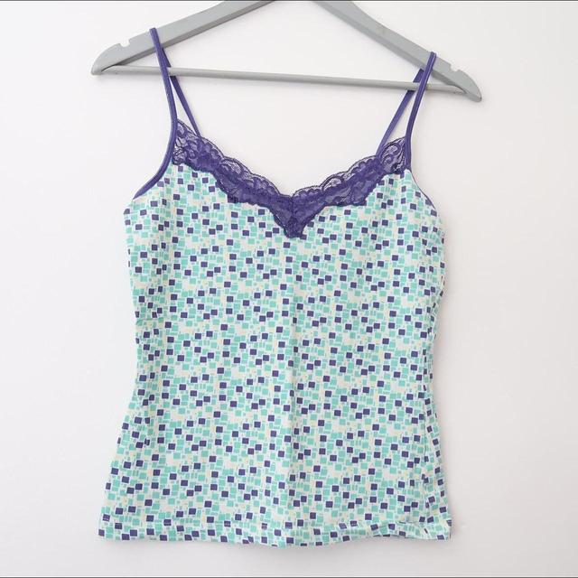 Vintage Women's Crop top - Green - S on Productcaster.