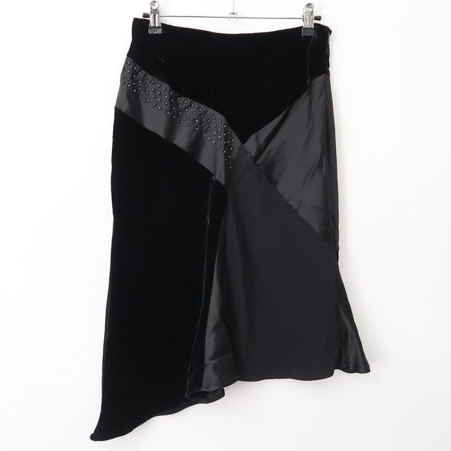 Vintage Women's Midi Skirt - Black - UK 8 on Productcaster.