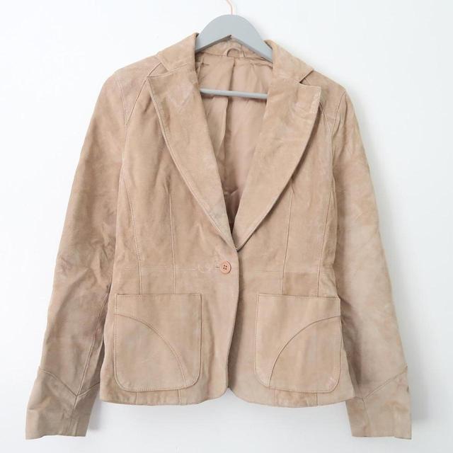 Dorothy Perkins Women's Blazer Jacket - Tan - UK 10 on Productcaster.