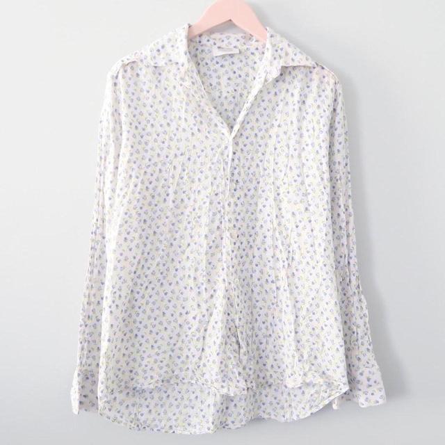 Vintage Women's Blouse - White - L on Productcaster.