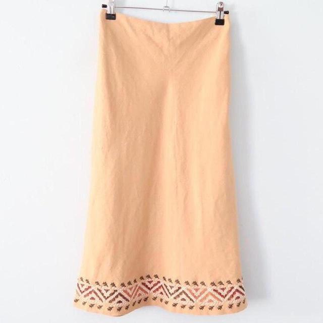 Henne Women's Midi Skirt - Tan - 29" on Productcaster.