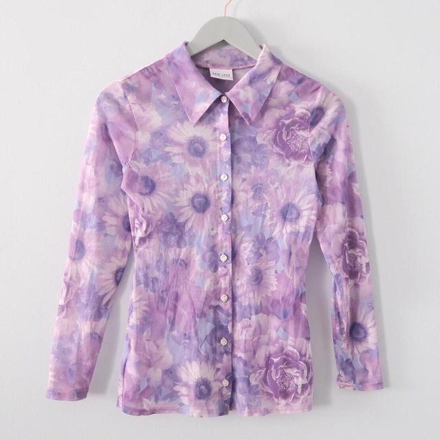 New Look Women's Blouse - Purple - S on Productcaster.