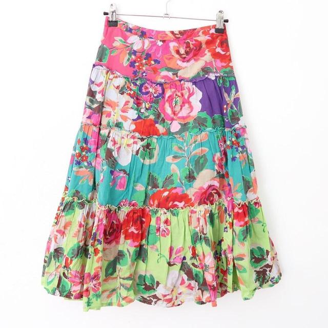 Vintage Women's Midi Skirt - Multi - XS on Productcaster.