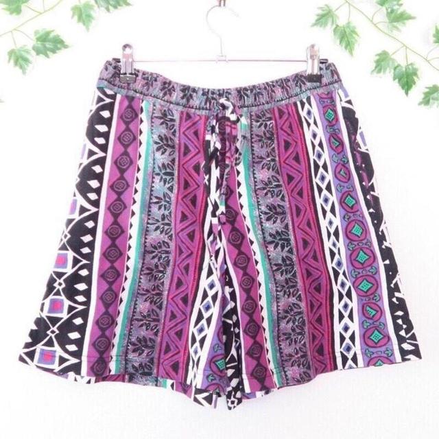 Vintage Women's Shorts - Purple/Multi - S on Productcaster.