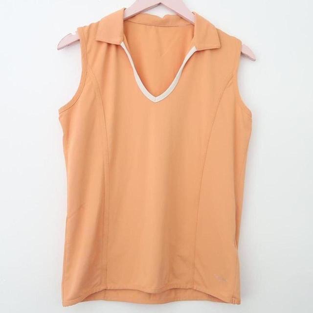 Calvin Klein Women's T-shirt - Orange - M on Productcaster.