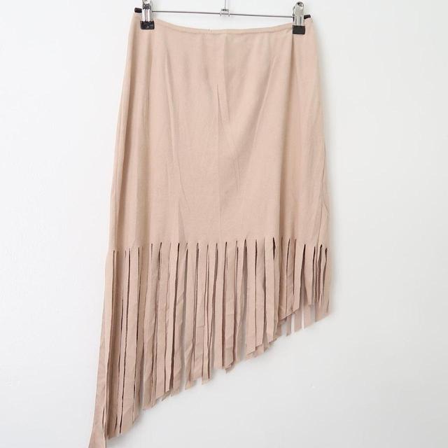 Vintage Women's Party Skirt - Tan/Brown - S on Productcaster.