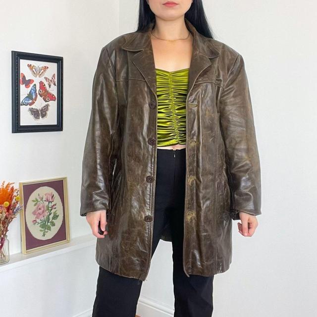 Vintage Women's Casual Coat - Brown - XL on Productcaster.