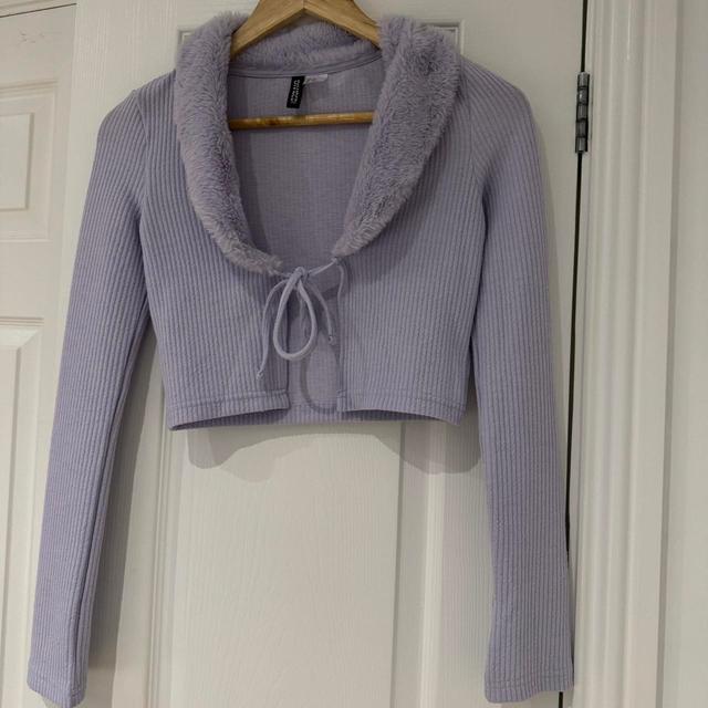 H&M Women's Cardigan - Purple - XS on Productcaster.