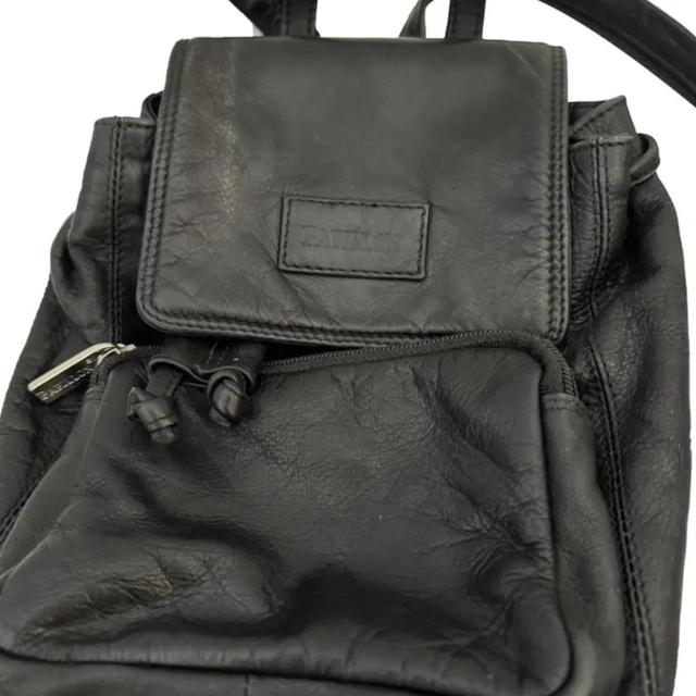 Vintage Women's Leather Bag - Black on Productcaster.