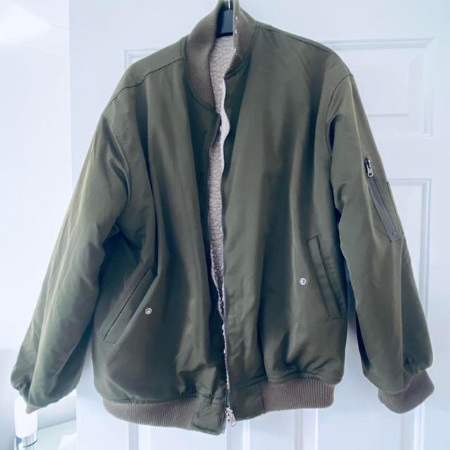 Women's Bomber Jacket - Khaki - UK 10 on Productcaster.