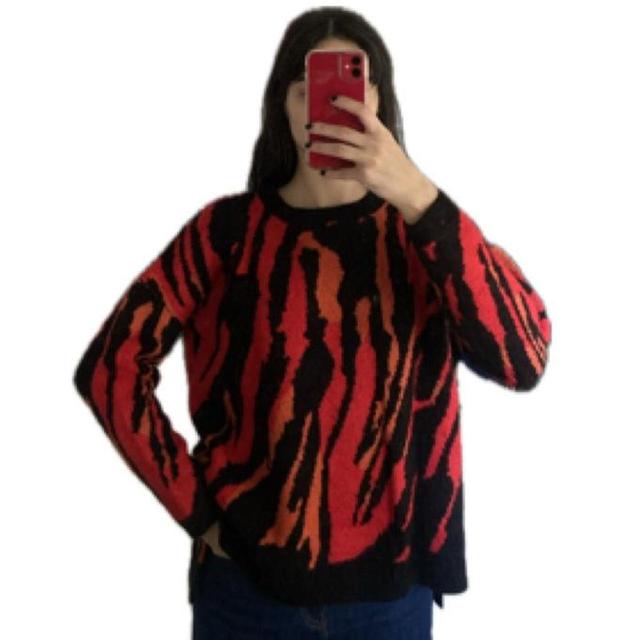 Women's Jumper - Multi/Red - 8 on Productcaster.