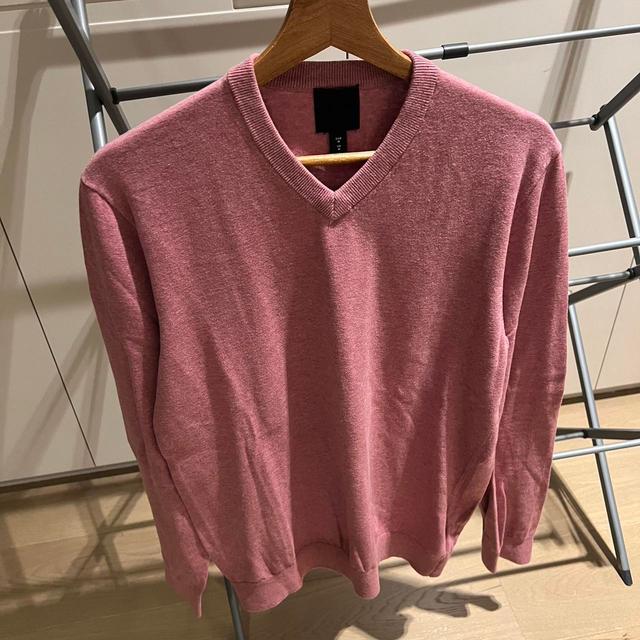 H&M Men's Jumper - Pink - M on Productcaster.