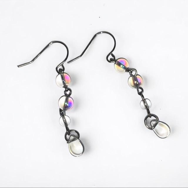 Handmade Women's Earrings - Silver on Productcaster.